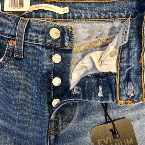 Levi’s Wedgie Straight Jeans - Jive Tone 23x28 NWT - Picture 5 of 5